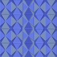 thumbnail image 1 of Ahgly Tapis d'Intérieur Lavable en Machine Carré Transitionnel Bleu Ciel, 4 Pieds Carré, 1 of 7