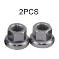 thumbnail image 1 of 1 Pair Bike Track Hub Axle Nut Fixed Gear for Bolt Screw Fastener Washer M10, 1 of 5