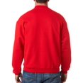 thumbnail image 4 of Jerzees Chandail Molletonné Ras du Cou NuBlend Super Sweats pour Hommes, 3X, Rouge Vif, 4 of 4