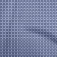 thumbnail image 1 of oneOone Velvet Medium Blue Fabric Geometric Craft Projects Decor Fabric Printed By The Yard 58 Inch Wide, 1 of 4