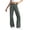 Green-1, variant on LLYwey on Sale Womens Hiking Pants Ladies Cargo Hiking Pants High Waisted Casual Solid Pocket Wide Leg for Work Casual Outdoor Pants Overalls New Full Length Pants Trousers Regular Fitted White S