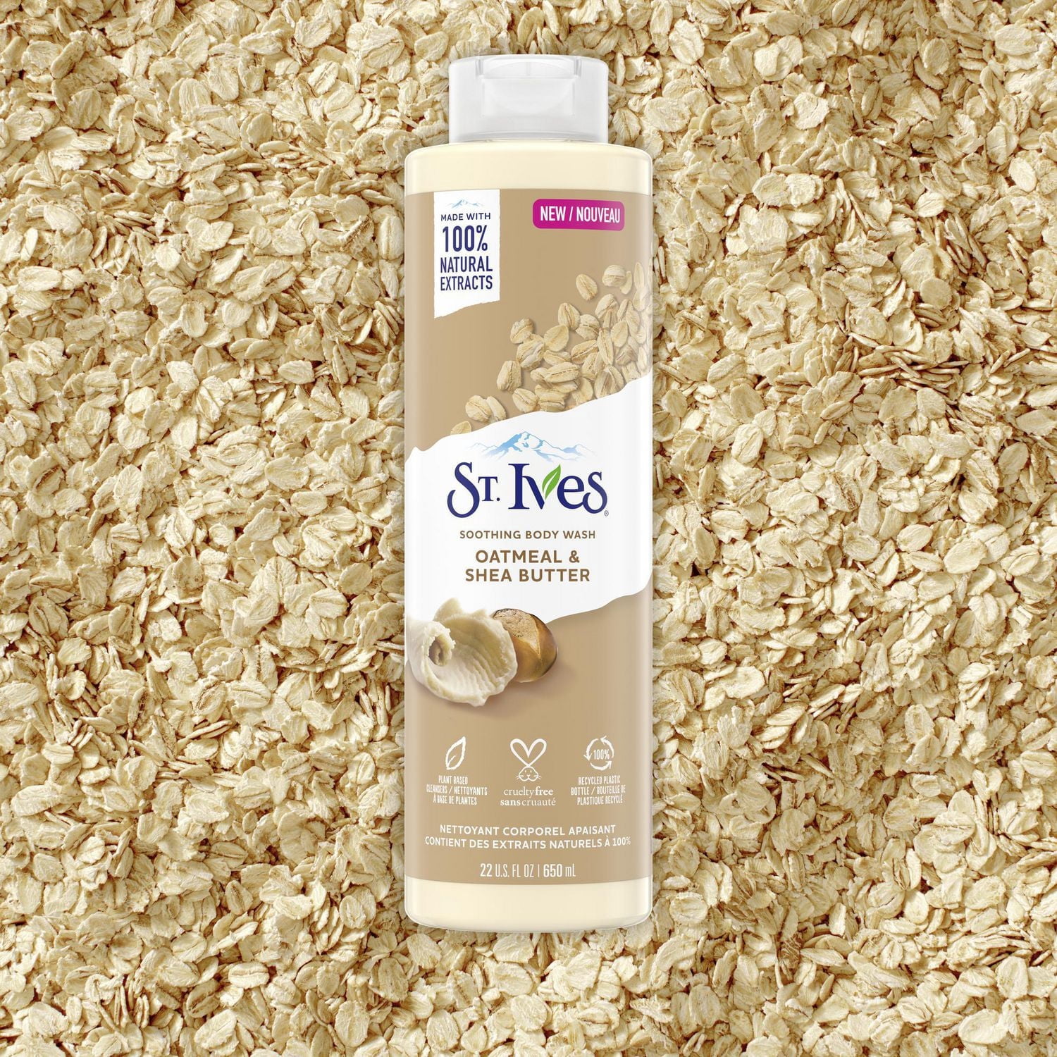 St. Ives Nettoyant pour le Corps à l'Avoine et au Beurre de Karité