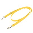 thumbnail image 3 of 2m Double Buckle Nylon Flexible Pet Dog Walking Leash Traction Rope with Chain(Yellow 2.5cm*200cm), 3 of 12