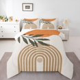 thumbnail image 2 of Erosebridal Minimalst Bedding ToddlerComforter Set, Modern Geometric Down Comforter, Spiral Circle Decor, 2 Pieces, 2 of 8