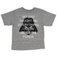 thumbnail image 1 of Star Wars Darth Vader Mon Père m'A Tout Appris T-Shirt (18 Mois), 1 of 1