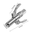 thumbnail image 2 of Grease Coupler Grease Tip Grease Fittings Duty Quick Release Grease Coupler Compatible With All Grease 1/8 Air Compressor Attachments Air Nozzle for Air Compressor Air Blower for Compressor Air Nozzle, 2 of 3