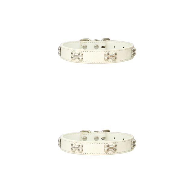 Decodeary Comfortable Wear Stylish Durable Adjustable Buckles Multiple Sizes white 1.5*30cm 2Set
