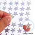 thumbnail image 3 of Unique Bargains 1200 Pcs Star Reward Stickers, 20 Sheet Sparkling Self Adhesive Colorful Sticker, Silver Tone, 3 of 7