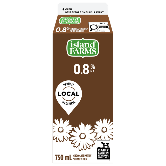 Island Farms 0.8% Chocolate Milk 750ML