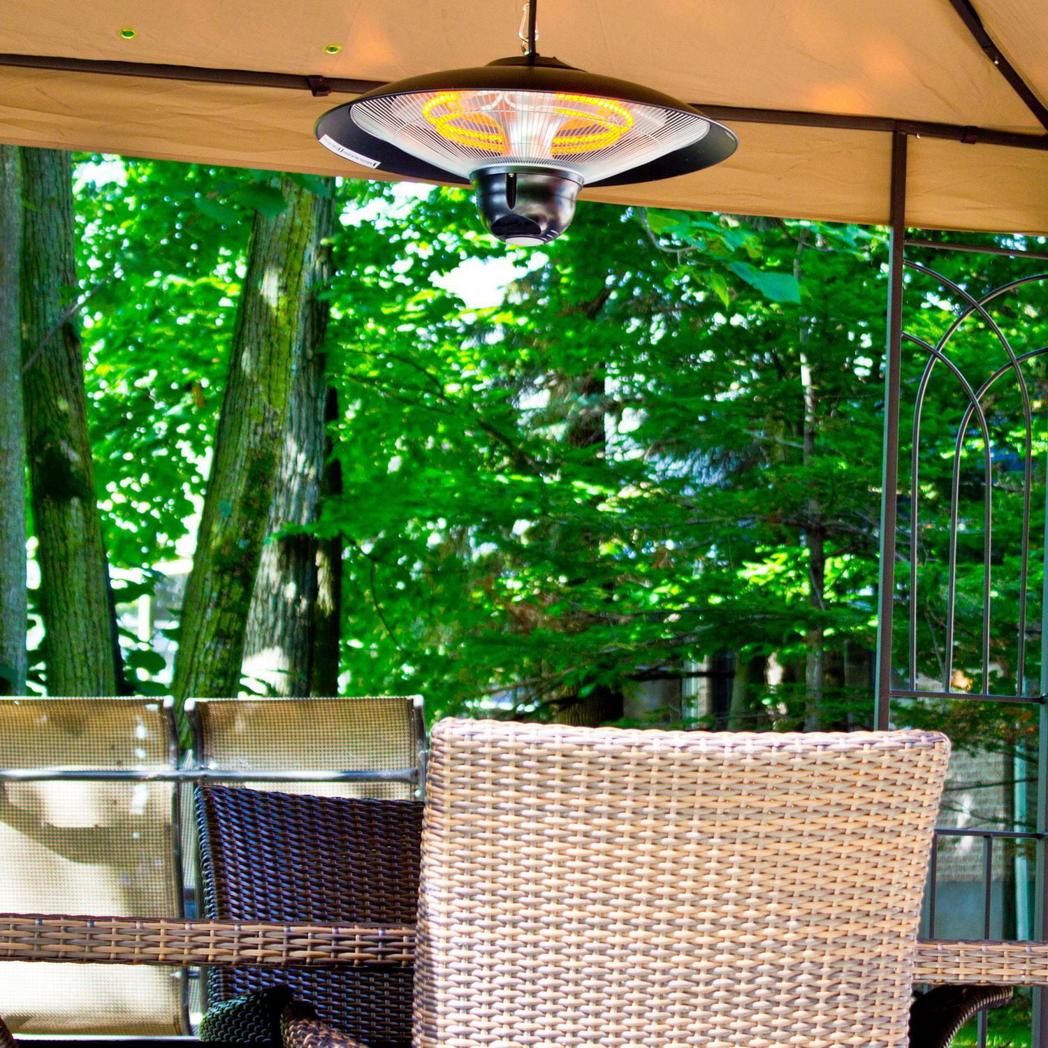 ENERG+HEA-21522MI-B Infrared Electric Outdoor Hanging Heater - Black