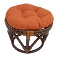 thumbnail image 1 of Coussin Repose-Pieds Rond en Sergé Uni Capitonné de 18 Po, 1 of 3