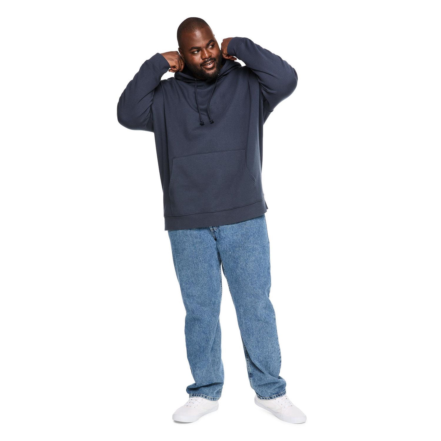 George Big Men's Fleece Hoodie