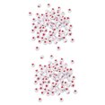 thumbnail image 3 of 500 Pcs Collier Bracelet DIY Perles Rondes en Forme de Cœur Perles Intercalaires DIY Exquises, 3 of 8