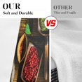 thumbnail image 3 of Kitchen Curtains Colourful Various Herbs and Spices Window Curtains and Valances Set 36 Inch, Cooking Wooden Board Pattern Short Tier Curtain for Kitchen, Vintage Small Kitchen Decor, 3 of 5
