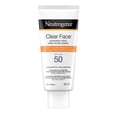 thumbnail image 1 of Neutrogena Clear Face Sunscreen Lotion for Acne-Prone Skin, Broad Spectrum SPF 50 UVA/UVB Protection, Oil-, Fragrance- & Oxybenzone-Free Facial Sunscreen, Non-Comedogenic, 1 of 9