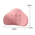 thumbnail image 3 of Boovnll Lumbar Support Pillow for Office Chair, Back Support, Lower Back Pain Relief Foam Lumbar Support Pillow for Home, Office Chair, Car Seat, Lumbar Pillow, 3 of 8