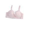 thumbnail image 2 of INSPIRE CHIC Soutiens-Gorge pour Femmes à Bonnets Couvrants Respirants Confort Dentelle Florale Couvrance Totale Non Rembourré à Armatures 40/90 Convient à 38B/C Rose Pâle, 2 of 6
