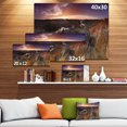 thumbnail image 3 of Paysage Automne Coucher de Soleil Panorama - Paysage Toile Art Print, 3 of 4