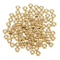 thumbnail image 2 of simhoa 100 Pcs Perles en Laiton DIY Petites Perles d'Espacement pour Perles Bouddha 5mm, 2 of 8