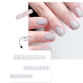 thumbnail image 3 of EGNMCR Faux Ongles Pressés - Ongles Courts Pressés - Faux Ongles Courts avec Colle pour Ongles Colle Réutilisable - Ongles 12 Tailles patch pour Ongles 2 ml, 3 of 3