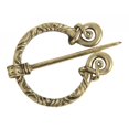 thumbnail image 4 of Retro Classy Penannular Spiral Brooch Amulet  Scarf Shawl Pin Antique Copper 4, 4 of 6