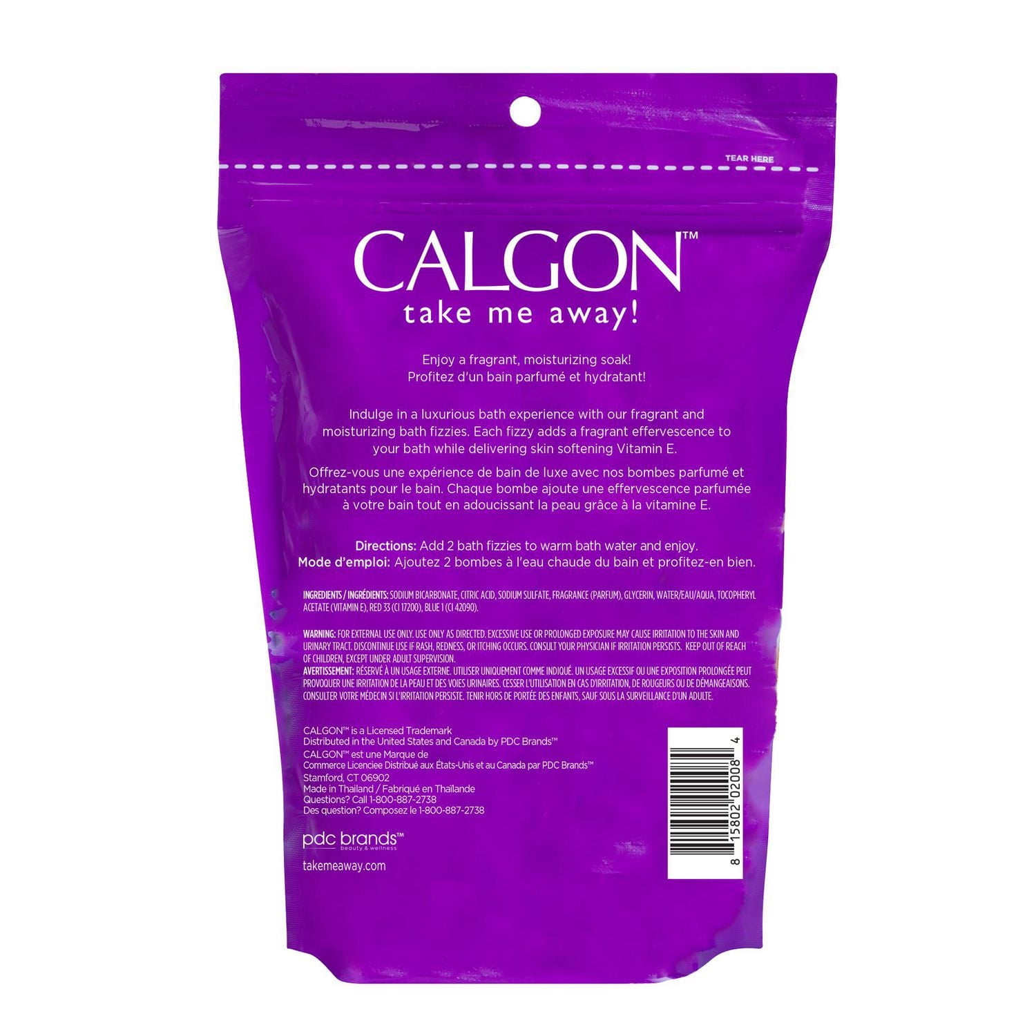 Calgon Moisturizing Bath Fizzies Lavender & Honey
