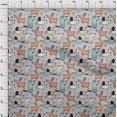 thumbnail image 4 of oneOone Cotton Cambric Light Gray Fabric Dog Cartoon Sewing Craft Projects Fabric Prints By Yard 42 Inch Wide-YF, 4 of 5