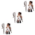 thumbnail image 3 of ziyahi DIY pour Différentes Tresses Extension de Cheveux pour Volume Instantané Extension Queue de Cheval Tressée Changement de Style Brun Foncé 3ensemble, 3 of 6