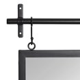 thumbnail image 3 of Kate and Laurel Gammons Wall Mirror with Shelf, Black 18x39, 3 of 7
