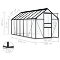 thumbnail image 4 of vidaXL Serre avec Cadre de Base Aluminium Anthracite 8,17 M2, 4 of 4