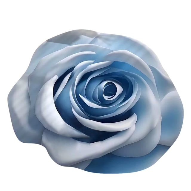 3D Flower Stereo Floor Mat for Bathroom Entryway Floor Cover Absorbent Non Decorative Kiln Stone Design