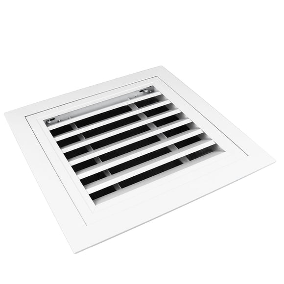 Wall Air Grille, Ventilation 29.5x29.5cm Inner Size Stable Airflow Wide Application 35x35cm Outer Size Gable Vent Cover for Office