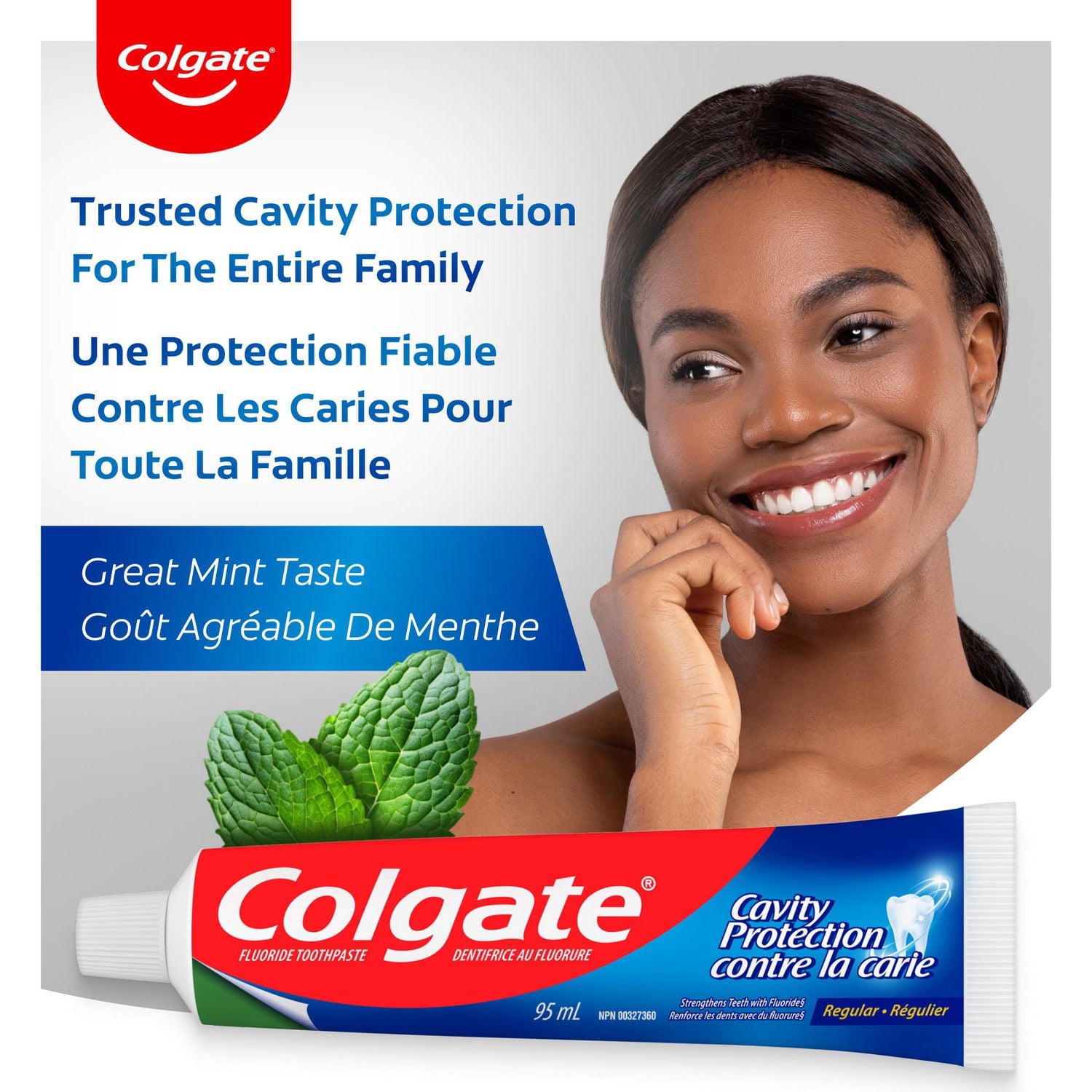 Colgate Dentifrice au Fluor Protection Anticaries, Régulier 95ml