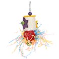 thumbnail image 1 of Fdit Bird Chewing Toys,3pcs Rattan Paper Bird Hanging Cage Toys with Hook Parrots Biting Chewing Toy Accessory,Parrots Playing Toy, 1 of 8