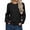 Black, variant on Mrat Woman Sweaters for Winter Women's Round Neck Sweater Fashion Casual Pullover Long Sleeve Knit Long Sleeve Fall Sweater S-179 Black L