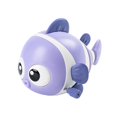 thumbnail image 3 of Jouet de Bain Poisson à Remonter Cadeau pour l'Heure du Bain Jouet Aquatique à Remonter pour Enfants Violet, 3 of 9