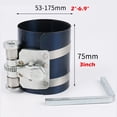 thumbnail image 3 of Transemion Anneau de Piston de Voiture en Acier Protection de Compresseur Outil Ajustable Véhicule Tondeuse à Gazon Installateur Accessoires avec Clé 3 Pouces, 3 of 6