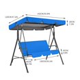 thumbnail image 3 of Outdoor Chair Cushion Cover Replacement for 3-Seat Patio Furniture - Waterproof Sun Protection with Easy Installation, 3 of 5