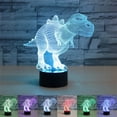 thumbnail image 1 of Yhmxh Home Essentials Home Appliances 3D Dinosaur Children Night Lamp Led Colors Changing Lighting Decoration Creative Gift Lamp Bedside Lamp Table Lamp Operated Light, 1 of 9
