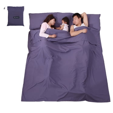 Doublure Légère pour Sac de Couchage Sac de Couchage Extérieur Camping Hôtel Voyage Drap