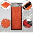 thumbnail image 5 of Sacs de Couchage pour Adultes, Temps Froid Chauds Imperméables pour le Camping Orange, 5 of 5