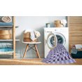 thumbnail image 2 of Ahgly Company Tapis d'Intérieur Lavable en Machine Carré Transitionnel Violet Sage Bush, 3 Pieds Carré, 2 of 7