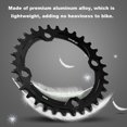 thumbnail image 4 of Bike Chain , BCD104 Aluminum Alloy Mountain Bike Single Crank Chain  Standard Teeth Design for Bike Repair, 4 of 8
