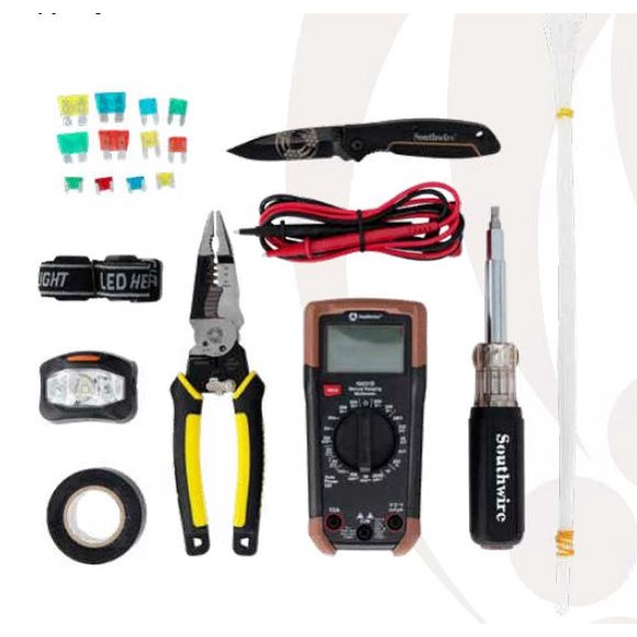 SouthWire Corp. Tool Set EM-KIT For Electrical Work; 8 Piece