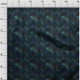 thumbnail image 3 of oneOone Silk Tabby Dark Green Fabric Abstract Dress Material Fabric Print Fabric By The Yard 42 Inch Wide, 3 of 4