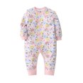 thumbnail image 1 of Robe Bébé Barboteuse Bébé Garçon Fille Imprimé Barboteuse Combinaisons Tenues, 1 of 2