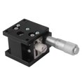 thumbnail image 1 of Sliding Table, Aluminum Alloy 19.6N Bearing High Accuracy Manual Linear Stage Wide Application 10mm Stroke  For Positioning, 1 of 8