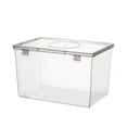 thumbnail image 1 of EGNMCR Storage Containers, Kitchen Storage & Organization Airtight Bread Storage Containers Bread Box Plastic Reusable Loaf Cake Clear Bread Dispenser Fresh Bread Organizer Bin bread storage, 1 of 7