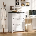 thumbnail image 2 of HOMCOM 3 Drawer File Cabinet Lateral Filing Cabinet for Home Office, White, 2 of 10