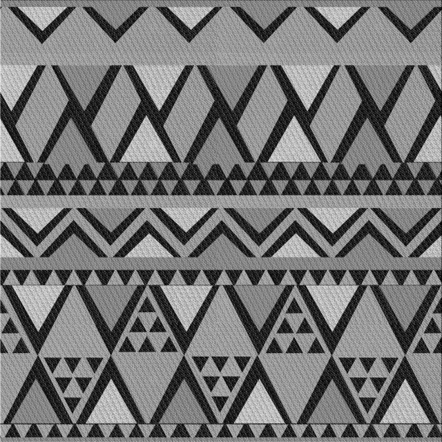 Ahgly Company Tapis d'Intérieur Lavable à la Machine, Carré, Transitionnel, Noir, Tapis de Zone, 7 Pieds Carré